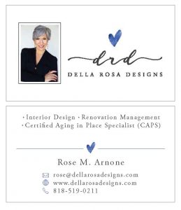 Della Rosa Designs Business Card