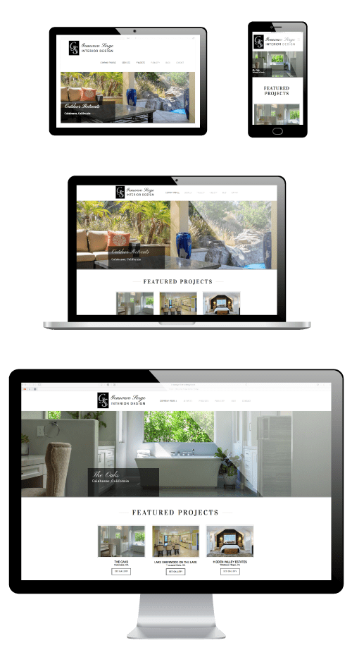 responsive home page design